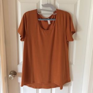 Gently worn orange LulaRoe medium Classic T